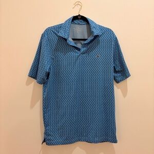 Men’s Vineyard Vines Blue Polo Shirt Size Small
